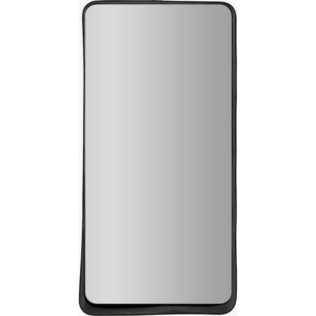 Miroir mural en métal Couleur noir <span itemprop=