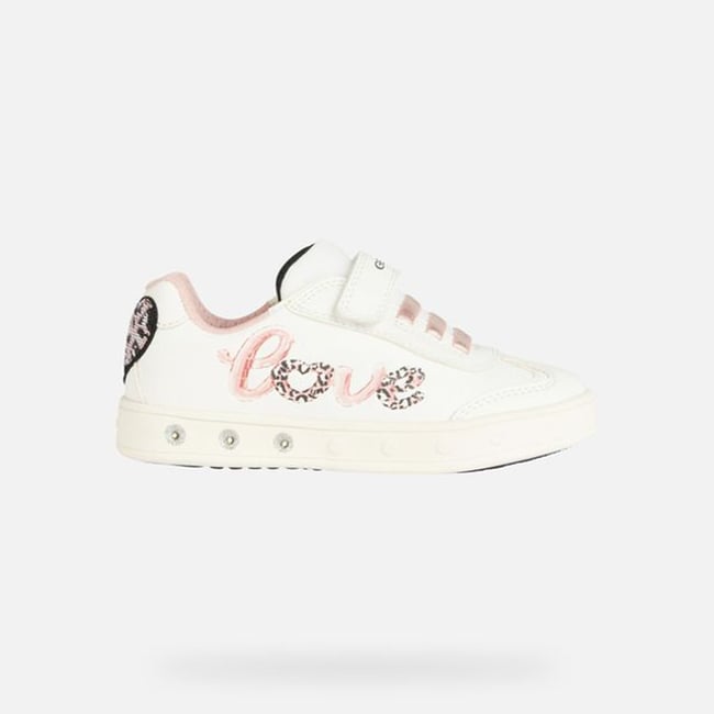 Baskets  J SKYLIN blanc/rose clair <span itemprop=