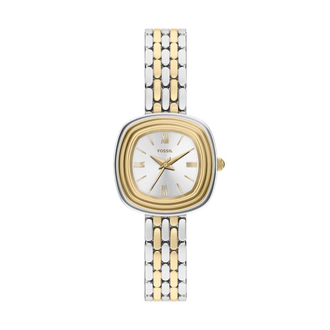 Montre Analogique  GENEVIÈVE argenté blanc argenté <span itemprop=