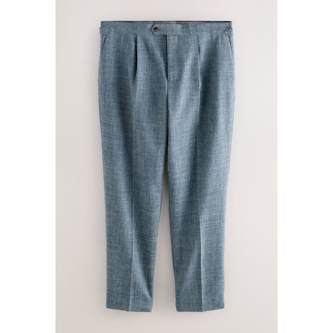 Pantalon de costume slim en lin italien - NEXT