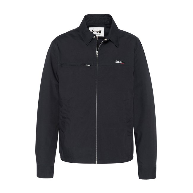 Blouson Cadams, Hemdkragen marine <span itemprop=