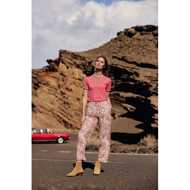 Pantalon large, imprimé floral, PAMA imprimé fleuri <span itemprop=