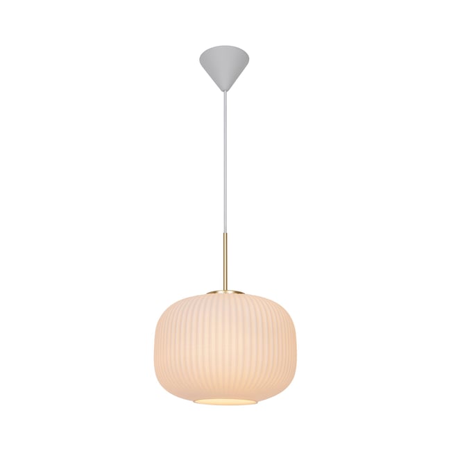 Suspension émet une lumière douce en verre strié, MILFORD 30 Couleur v002227 <span itemprop=