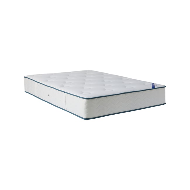 Matelas ressorts ensachés 25 cm - Sans aérateurs - MEMORY 2 Couleur blanc <span itemprop=