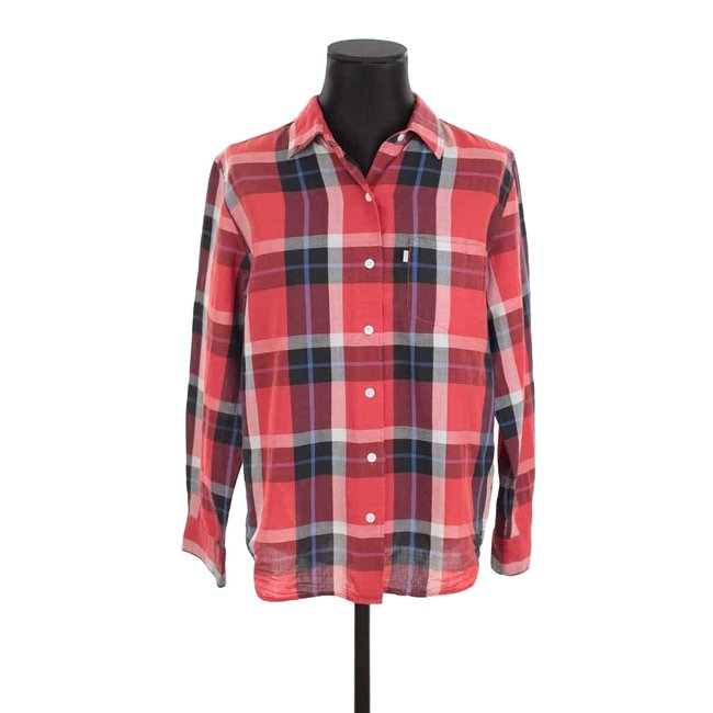 Chemise en coton - Très Bon État rouge <span itemprop=