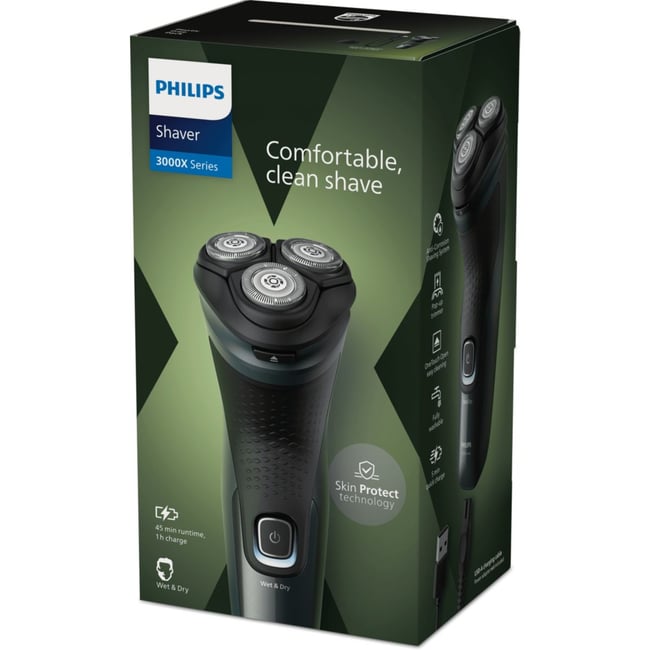 Rasoir électrique Series 3000X X3052/00 vert <span itemprop=