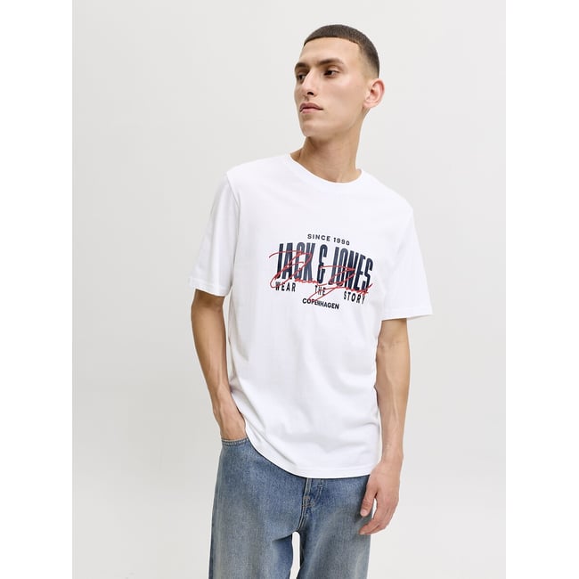 T-shirt manches courtes, col rond, AERO - JACK & JONES