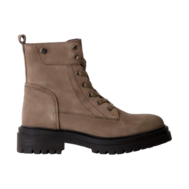 Bottine Cuir Iridea Suede taupe <span itemprop=