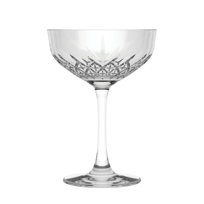 Boite de 4 coupes à champagne Timeless 26 cl Couleur transparent / cristal <span itemprop=