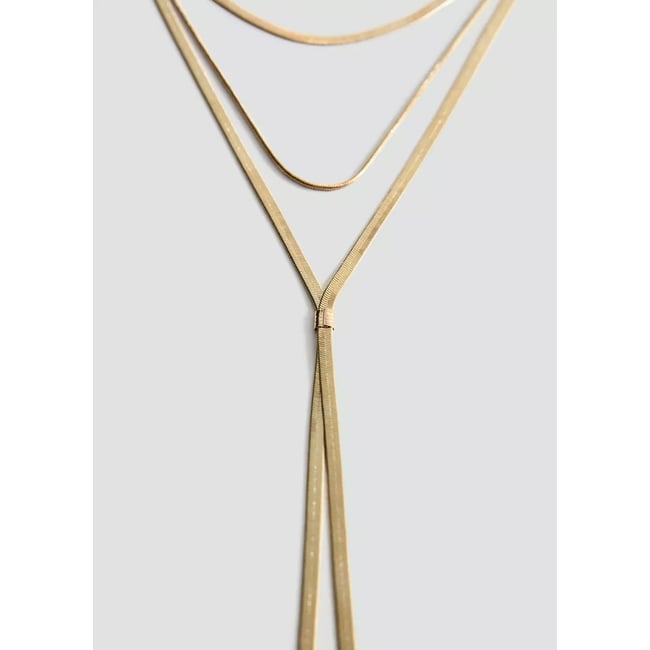 Collier long combiné or <span itemprop=