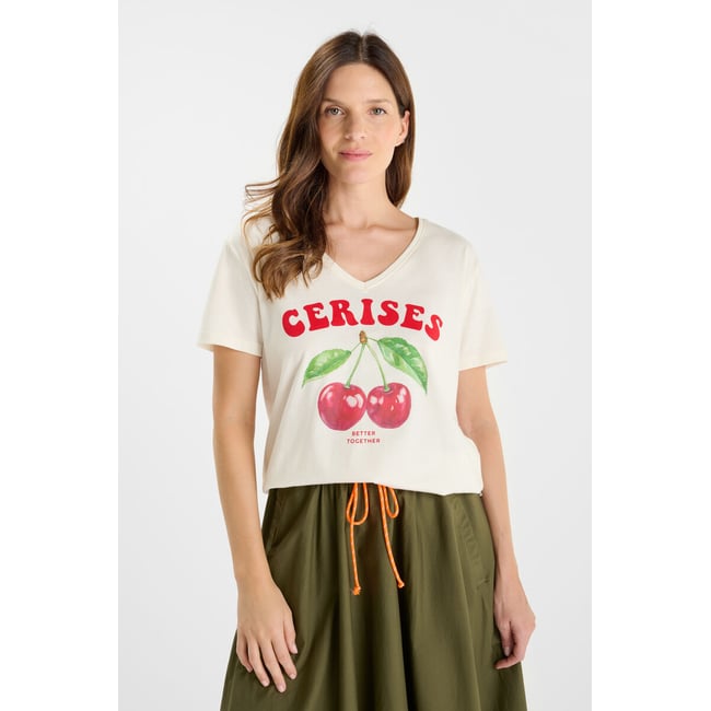 Tee-Shirt ALYNE off white <span itemprop=