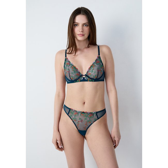 Soutien-gorge corbeille broderie fleurie GOURMANDISE - ETAM