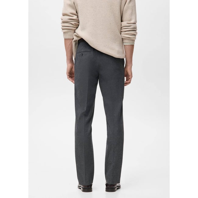 Men's Heather Grey Flannel Pants (old version) LePantalon