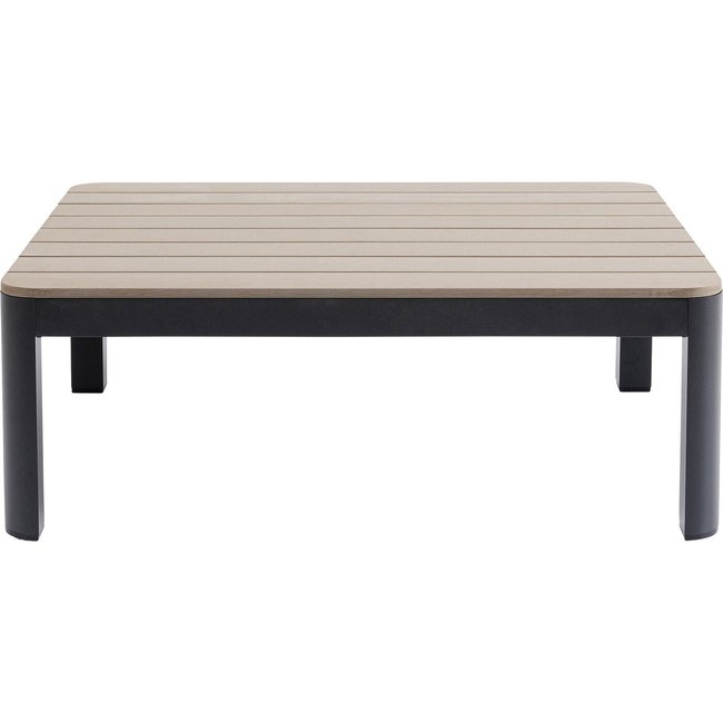 Table basse de jardin dépliante Happy Day marron <span itemprop=