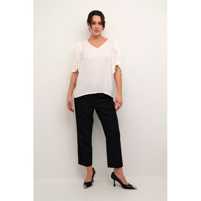Blouse with short sleeve - KAFFE