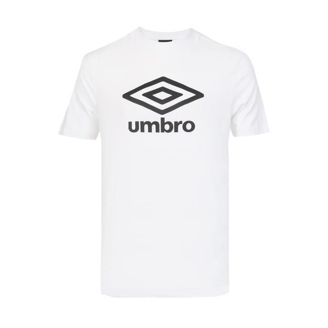T-Shirt Umbro Logo col rond blanc/noir <span itemprop=