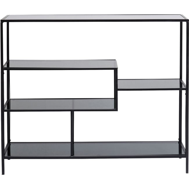 Étagère en verre et acier 100x115cm, LOFT - KARE DESIGN