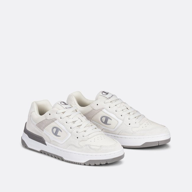 Z89 Low Suede Sneakers ecru/grau <span itemprop=