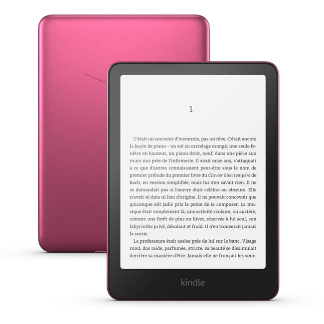 Liseuse eBook Kindle Paperwhite SE 32Go Rose Métallisé - AMAZON