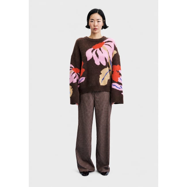 Pull Kumano KUMANO marron chocolat <span itemprop=