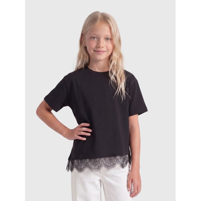 T-Shirt noire - black <span itemprop=