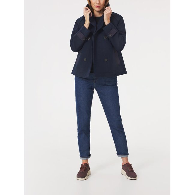 Manteau LINDAMAN marine <span itemprop=