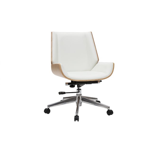 Chaise de bureau à roulettes design CURVED - MILIBOO