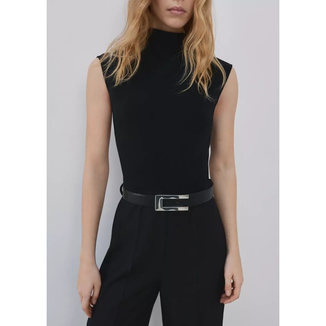 Combinaison bi-matière noir <span itemprop=