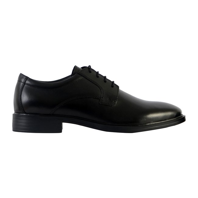 Derbies en cuir respirant Gladwin noir <span itemprop=