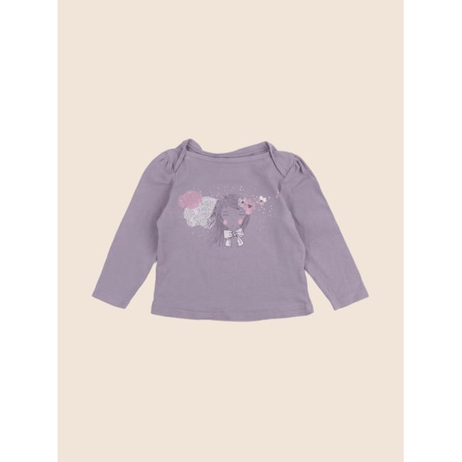 Tee-shirt - Très bon état violet <span itemprop=