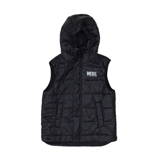 Blouson sans manche enfant - Très bon état noir <span itemprop=