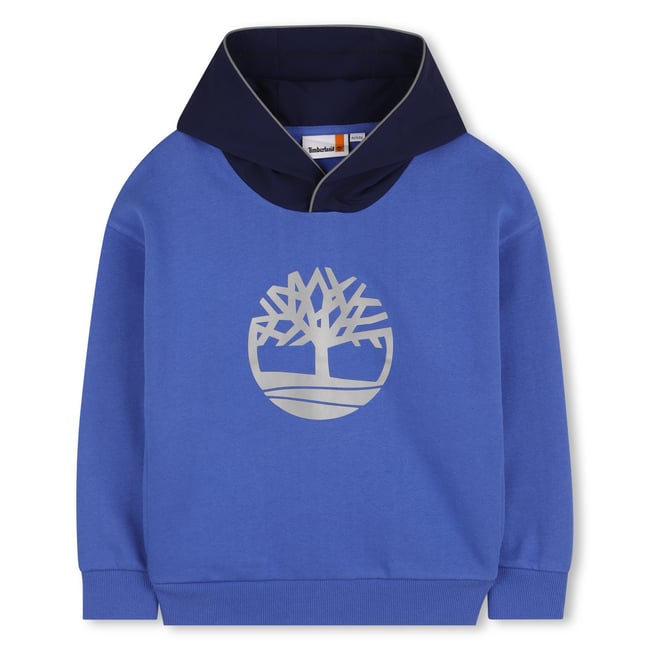 Sweat en polaire brossée bleu outremer <span itemprop=