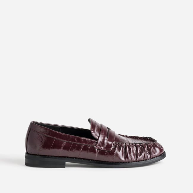 Mocassin GIULANA bordeaux <span itemprop=