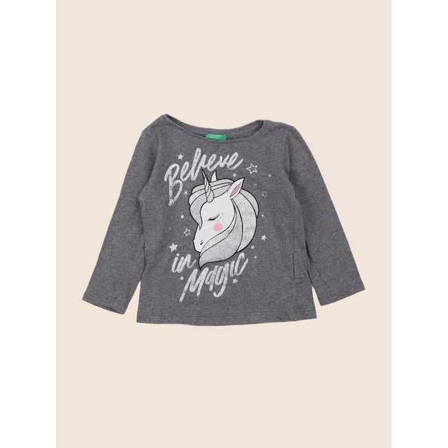 Tee-shirt - Très bon état gris <span itemprop=