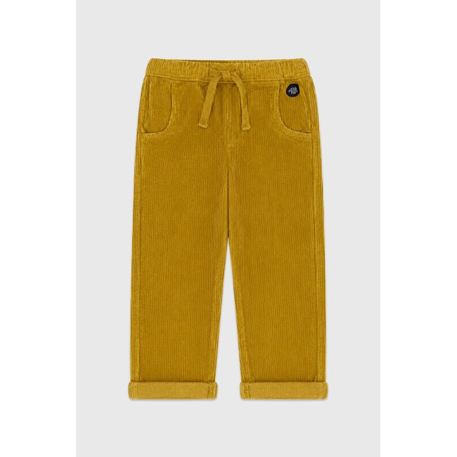 Pantalon en velours Kids - coton green moss <span itemprop=