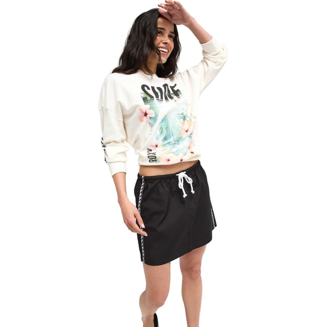 Jupe courte SUNBLAZED BABE. noir anthracite <span itemprop=