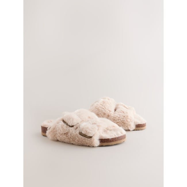 Chaussons confortables à assise moulée naturel <span itemprop=