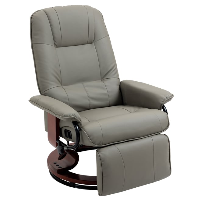 fauteuil inclinable Revêtement synthétique Couleur gris <span itemprop=