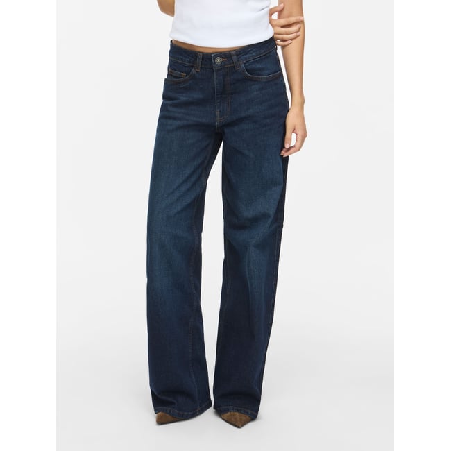 Jean À Coupe Ample bleu - dark blue denim1 <span itemprop=