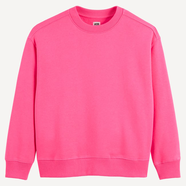 Sweat col rond, en molleton - LA REDOUTE COLLECTIONS