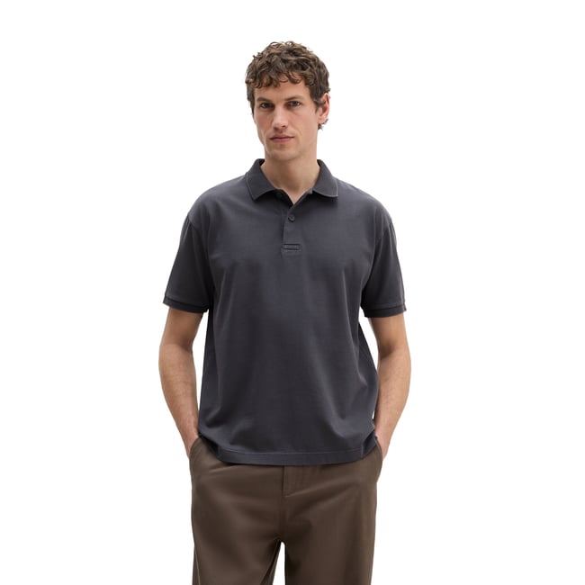 Polo loose en jersey de coton bio épais - MARC O'POLO