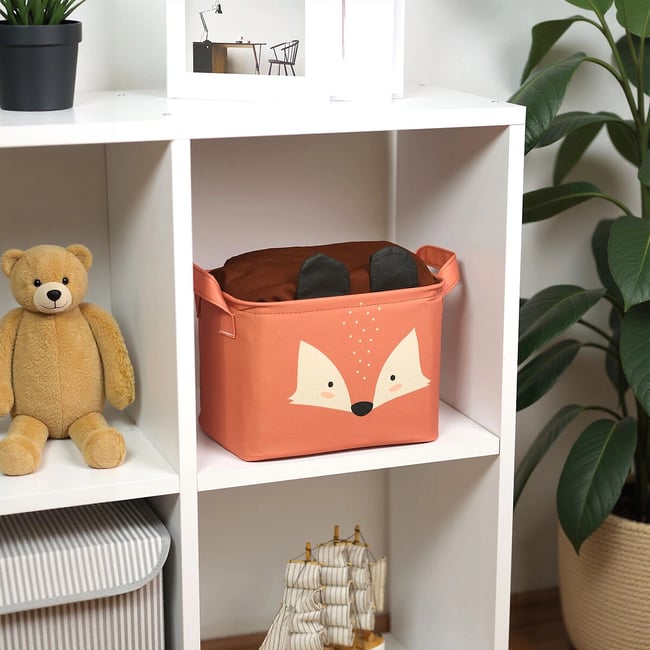 Корзина из войлока YLC / ИЛC рисунок/оранжевый SO'HOME