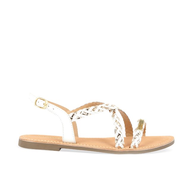 Sandalen Diams, Leder goldfarben <span itemprop=