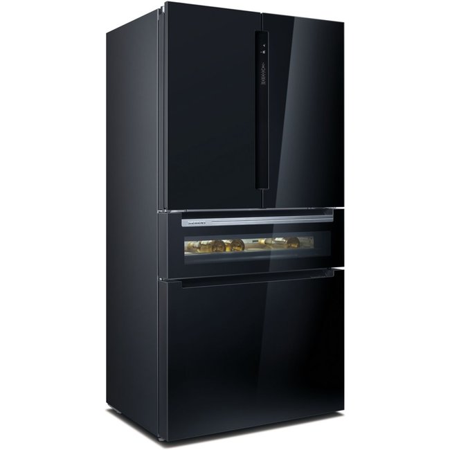 Réfrigérateur multi portes KF96RSBEA IQ700 cave à vin noir <span itemprop=