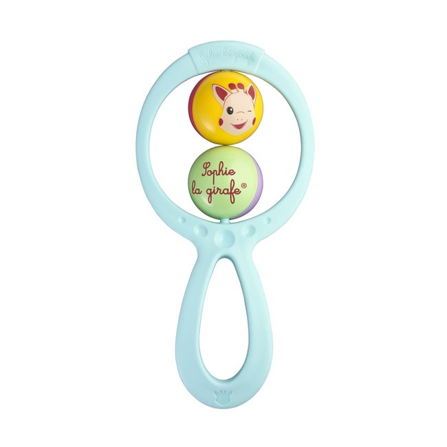 Hochet swing Sophie la girafe new bleu <span itemprop=
