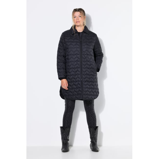 Manteau coupe Loose Shape noir <span itemprop=