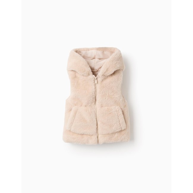 Gilet en maille avec capuche gris clair Zippy | La Redoute