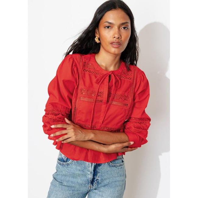 Blouse détail dentelle - PROMOD
