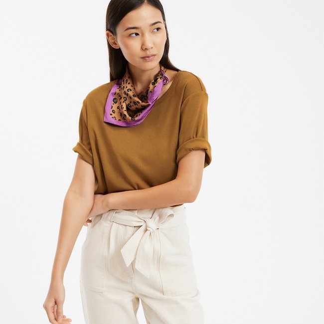 Crew Neck T-Shirt with Short Sleeves - LA REDOUTE COLLECTIONS