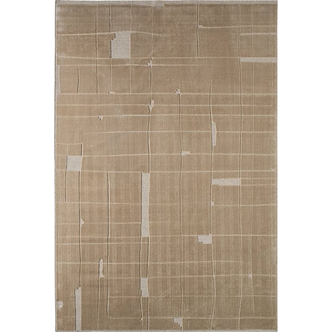 Tapis classique fait main, Style raffiné Couleur beige naturel doux et élégant <span itemprop=